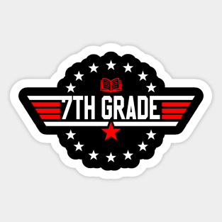 7th Grade Back To School Teacher Student Kids Sticker